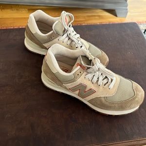 New balance 574 cream